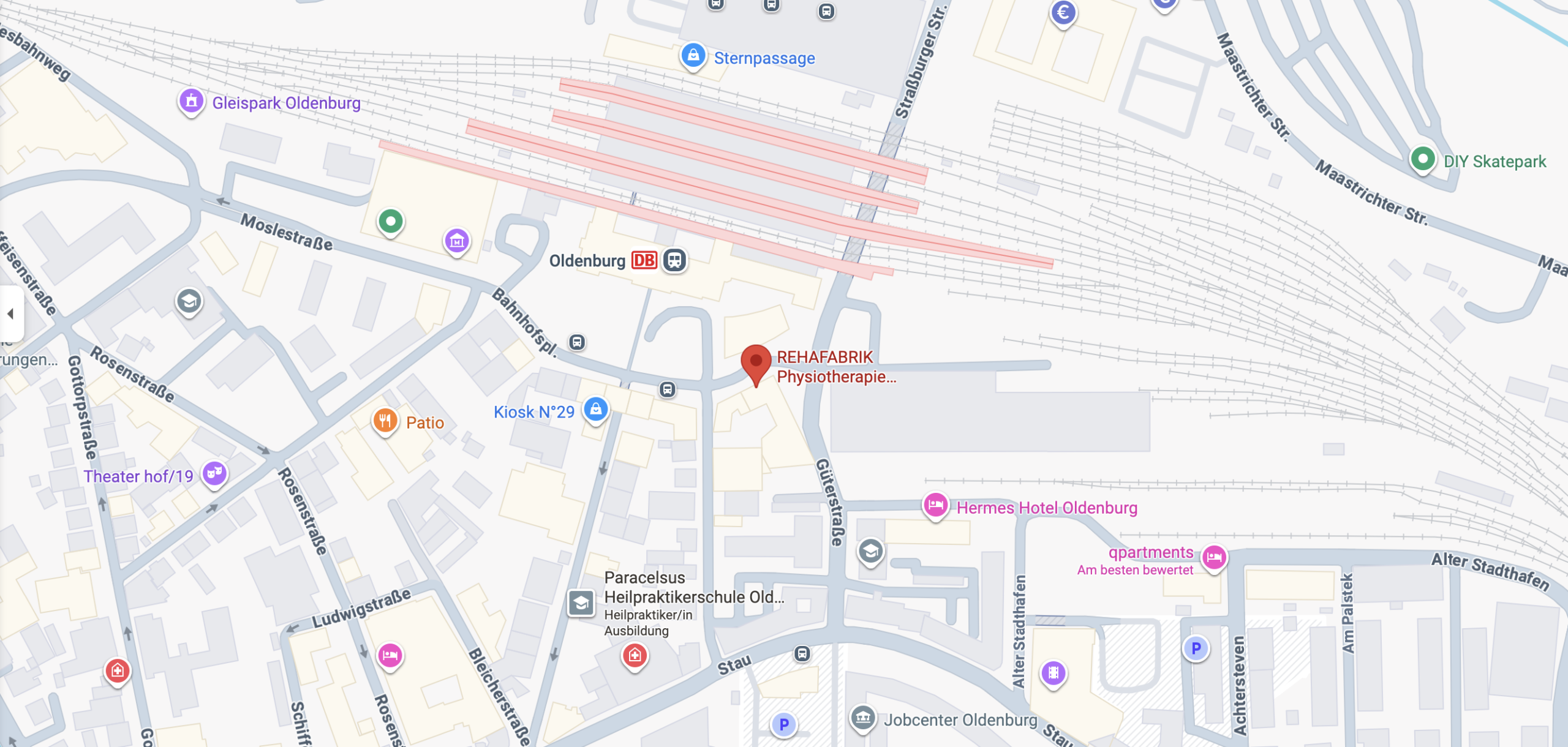 Oldenburg Location on Google Maps