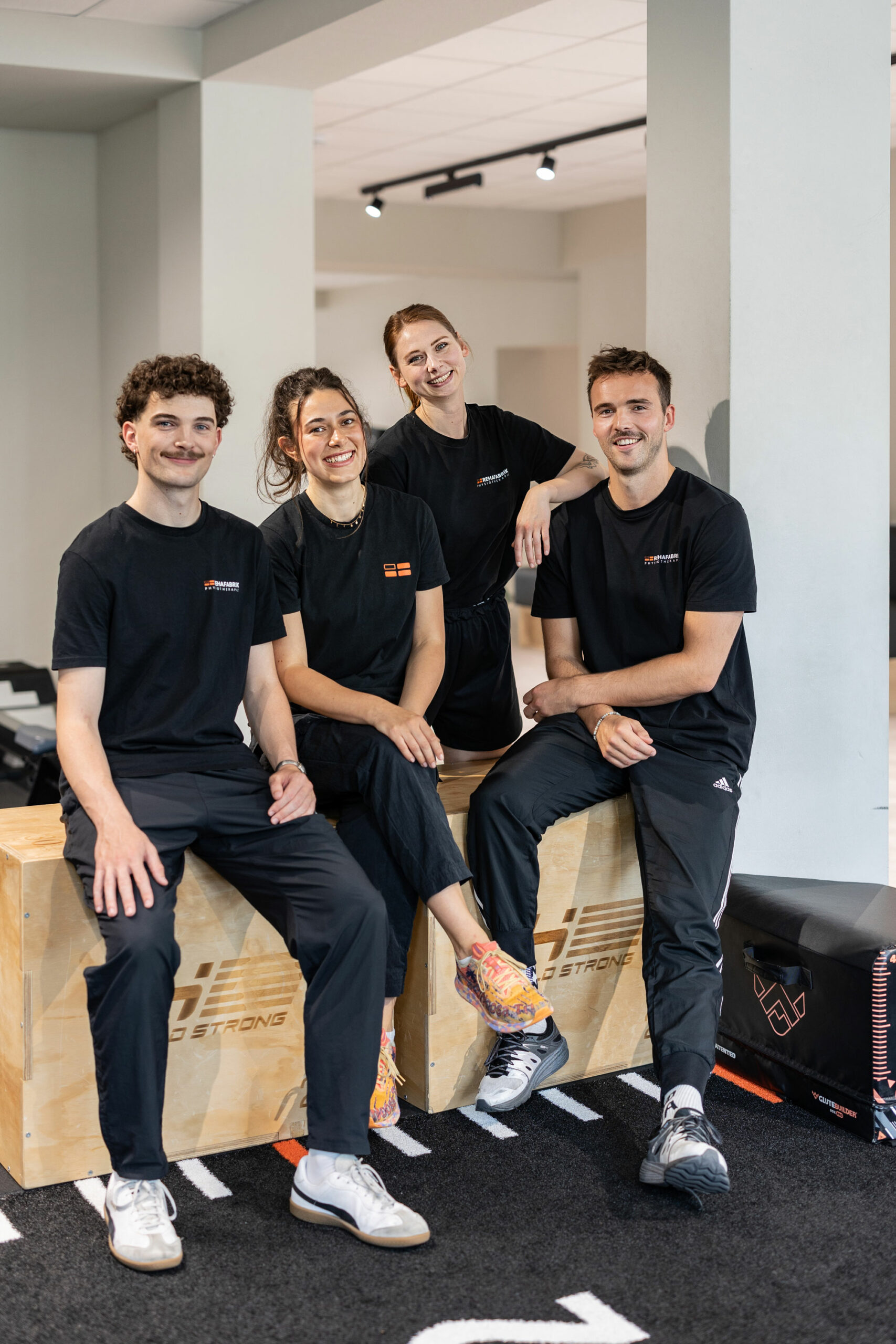 Team photo REHAFABRIK with 4 employees